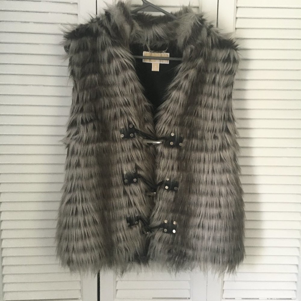 MICHAEL michael kors faux fur vest